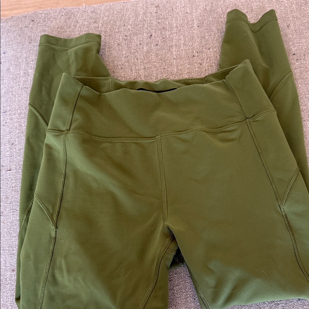 lululemon athletica Olive Green Leggings